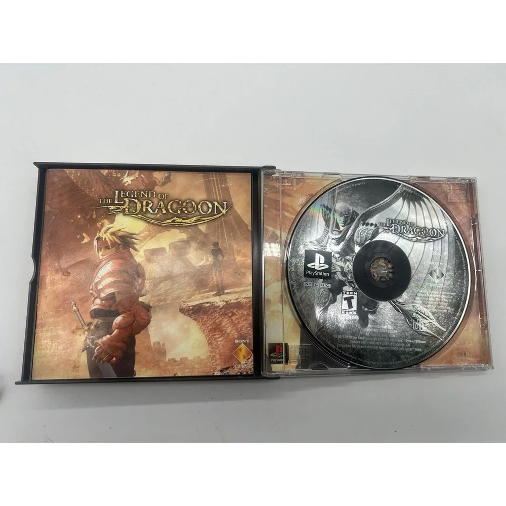 PS The Legend of Dragoon (Sony PlayStation, 2000) Greatest‎ Hits Green Label